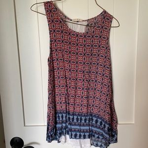 Lace up tank